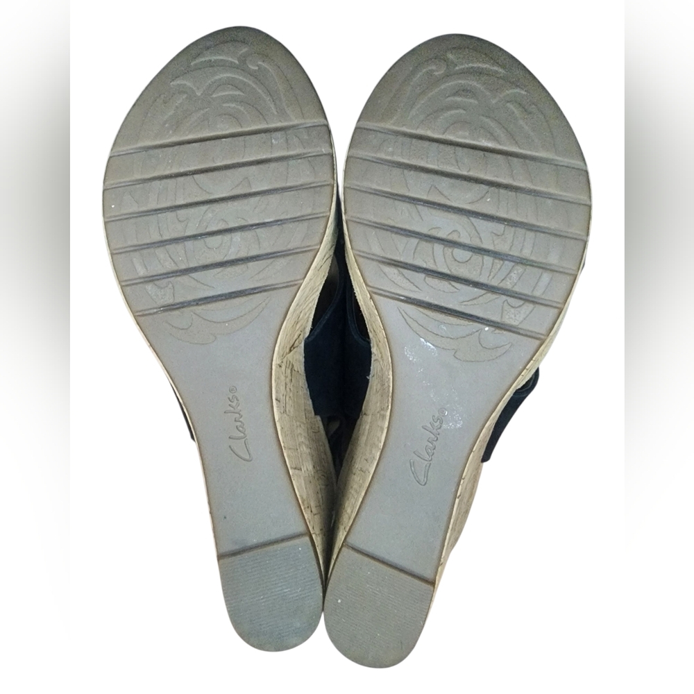 Clarks Annadel Eirwyn Wedge Suede Sandals, Womens 6.5 - Picture 8 of 10